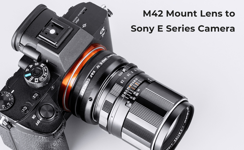 M42 レンズマウントアダプターの Sony E カメラ, M42-E IV PRO - K&F Concept