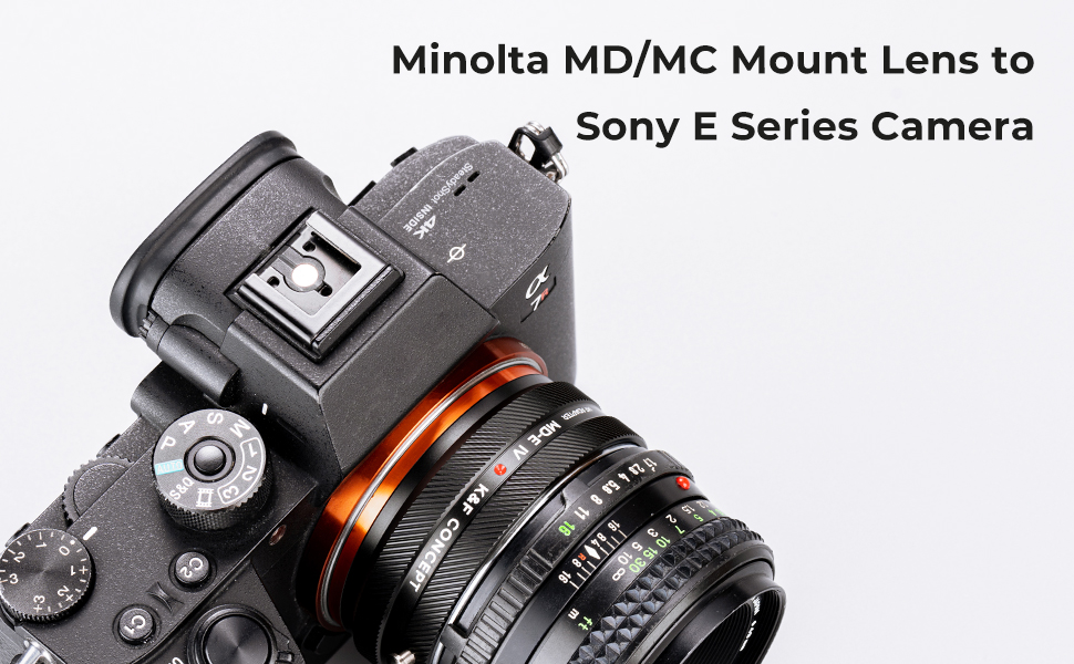 Minolta MD MC レンズマウントアダプターの Sony E カメラ, MD-E IV