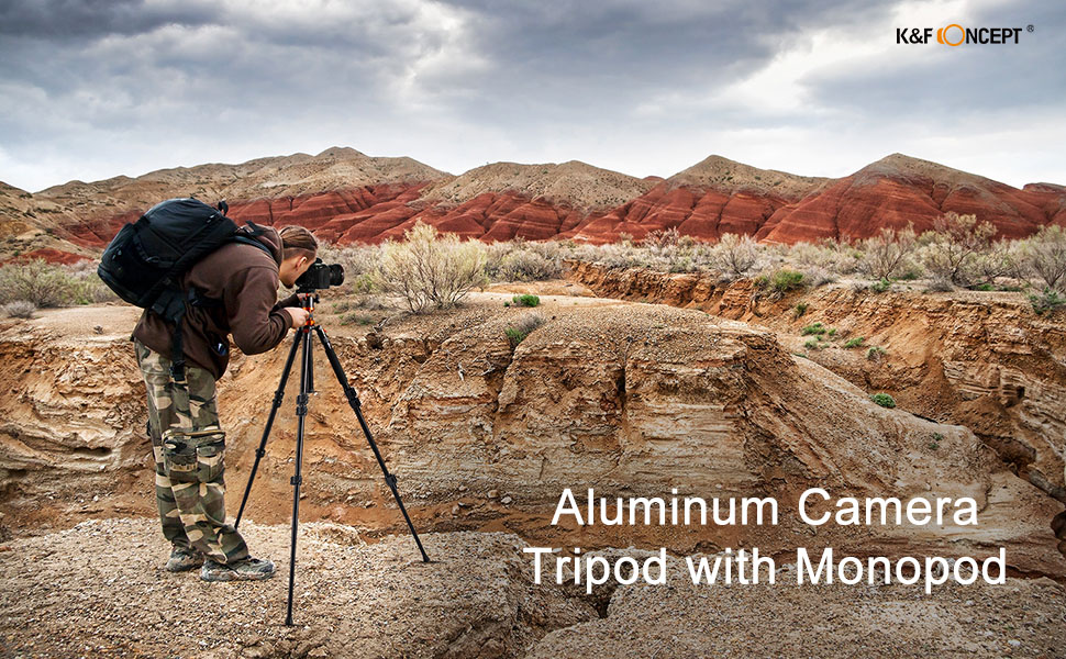Portable Camera Tripod with Phone Mount