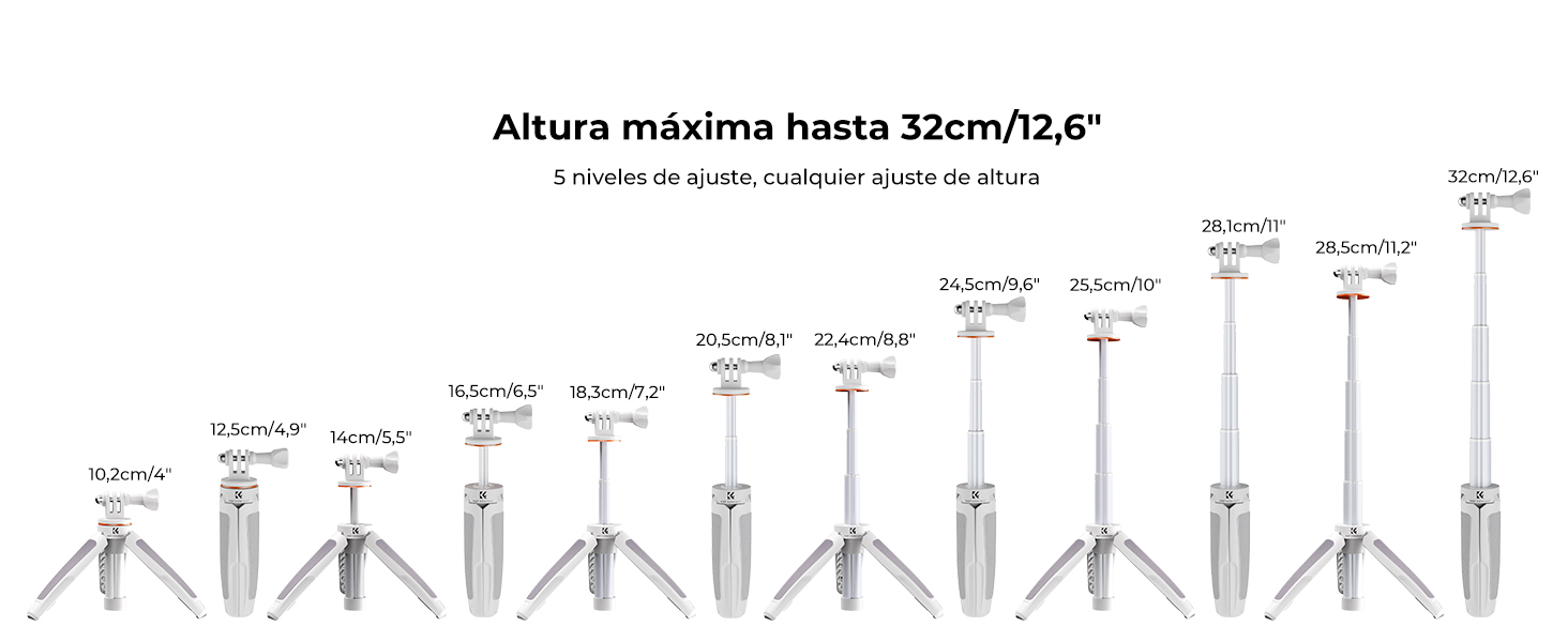 Altura máxima hasta 32 cm/12,6''