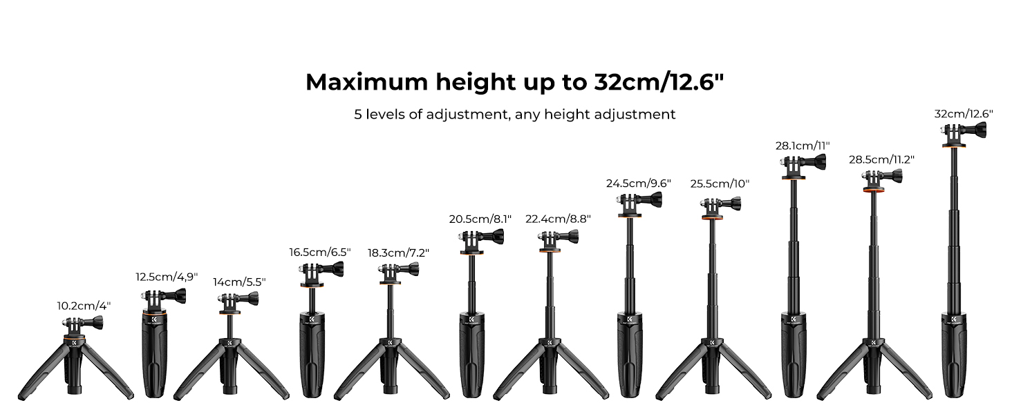 Maximum Height Up To 32cm/12.6''