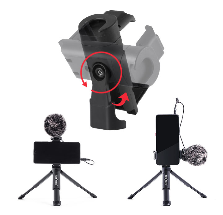 Kit de microphone vidéo pour caméra K&F Concept pour , pare