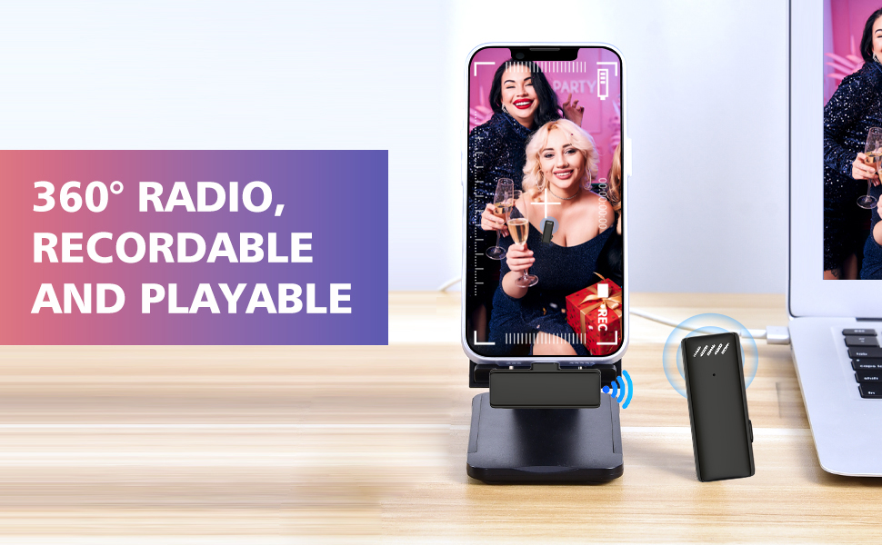 360° radio, live transmission and recording