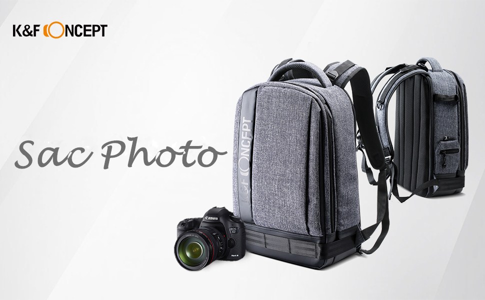 Large DSLR Camera Backpack for Travel Outdoor - KENTFAITH