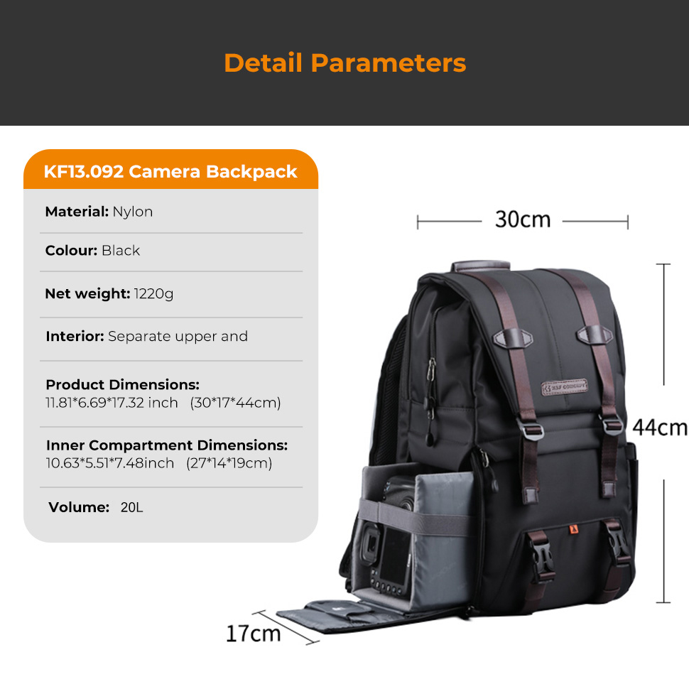 K&F Concept DSLR Camera Backpack