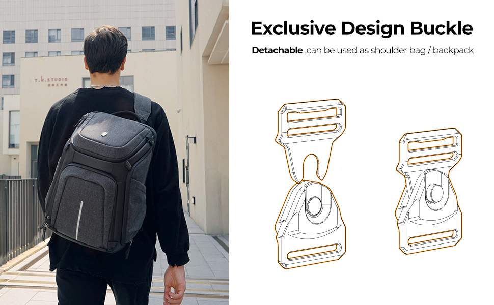 2 in 1 - Professional Camera Backpack