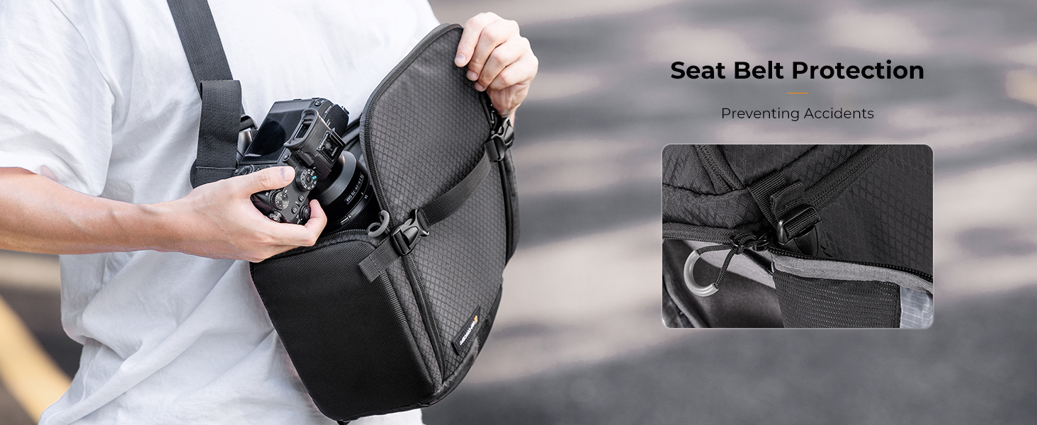 thumbnail image 2 of K&F Concept Waterproof Camera Case – Small Rugged Travel Pouch For Canon, Nikon, Sony, Fujifilm 2 of 2