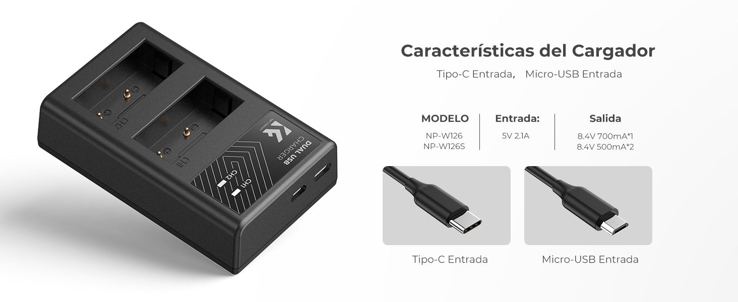 Interfaz de carga dual