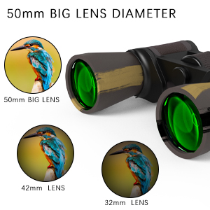 skjule hjemmelevering dele 20x50 High Power Militærkikkert, BAK4 Prism, FMC-objektiv, Voksen- og Kids  Compact HD Professional, Low Light Night Vision, Vandtæt kikkert til  fuglekiggeri, rejser, jagt, koncerter,Levering den 10. juni - K&F Concept