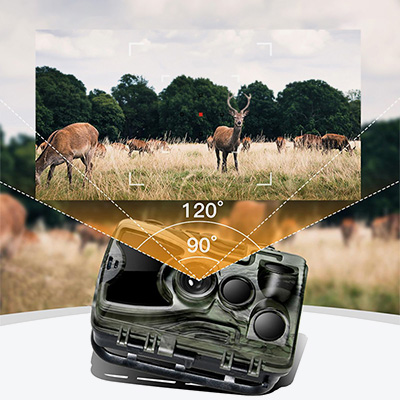 120° Detection Angle Trail Camera