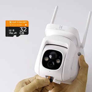 K&F Concept Carte Micro SD 32G U3/V30/A1 avec Adaptateur Carte Mémoire  Adaptée pour Caméra de Surveillance, Caméra de Chasse et Dashcam - K&F  Concept