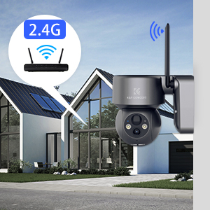 Kf concept kf50.0012 wireless solar security camera solar power  surveillance cameras - KENTFAITH