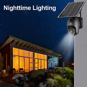 Buy 4G solar security camera AI human detection LTE/EU with Accessories -  KENTFAITH