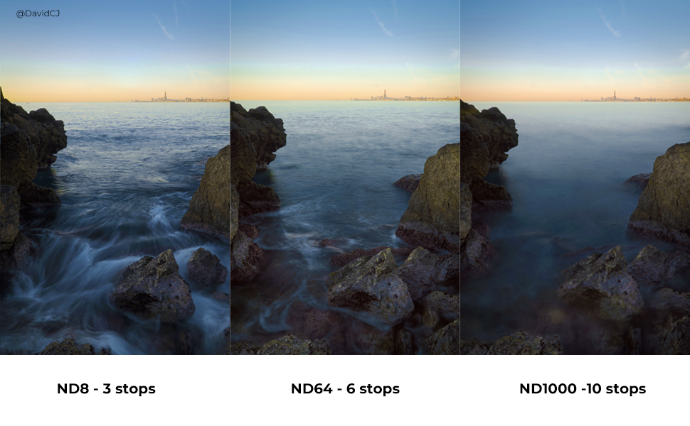 K&F Concept X-PRO Square ND64 Filter (6 stops) with 28 Multi-Layer Coatings for Camera Lens