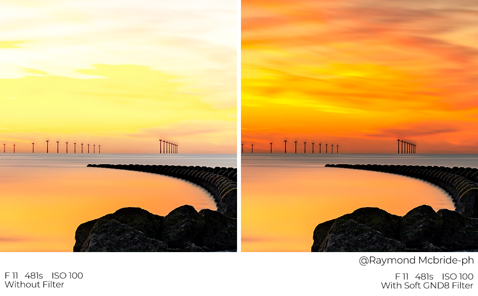 K&F Concept X-PRO Square Soft GND16 Filter (4 stops) with 36 Multi-Layer Coatings for Camera Lens