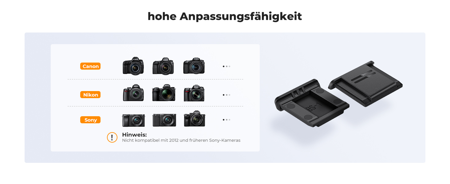Vhbw Blitzschuh-Wasserwaage – Kompatibel Mit Nikon D100, D300, D3200 & Anderen, Schwarz, Aus Kunststoff