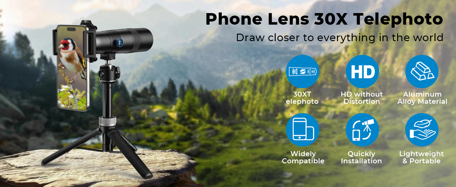 KentFaith Telephoto Phone Lens - Määritä uudelleen, mitä puhelimesi voi tehdä

