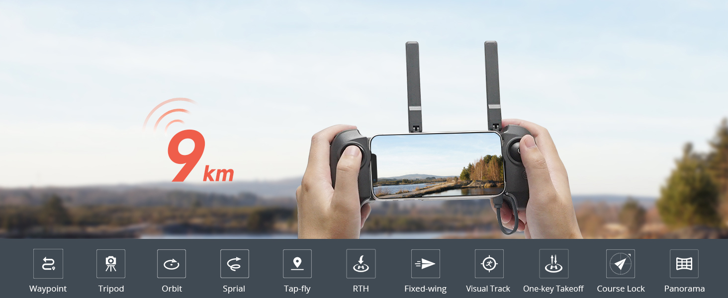 9km Transmissão de Vídeo Sistema SoLink Dual-Band