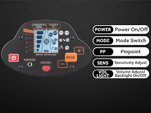 vanntett metalldetektor