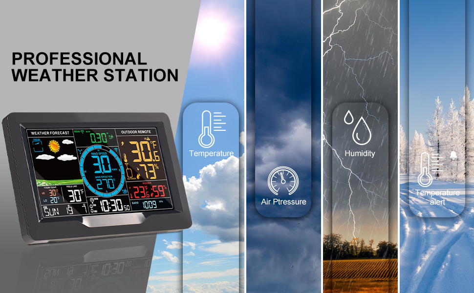 DreamSky Weather Station Wireless Indoor Outdoor Thermometer