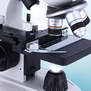 Microscopio ottico composito a tre occhi, ingrandimento 40X-5000X