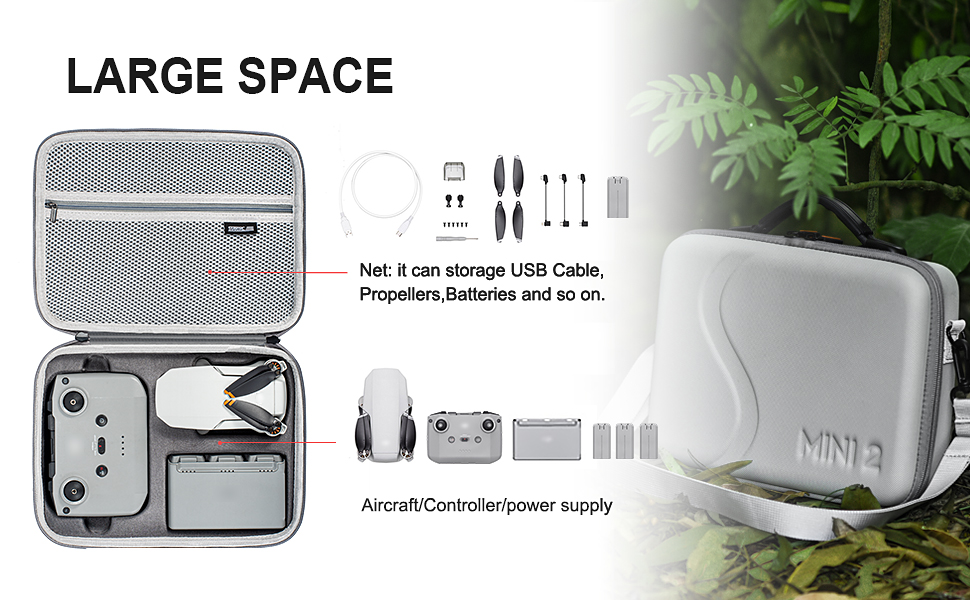 DJI mavic Mini 2 se housse de téléphone portable sac de voyage pour DJI Mini  2 / mini 2 sefly plus combo drone accessoires - K&F Concept