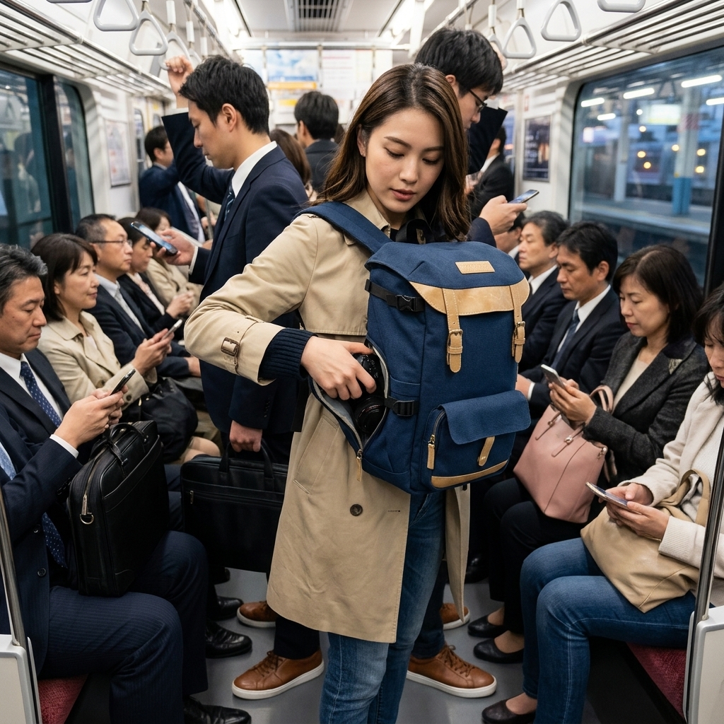 Rush Hour On The Train