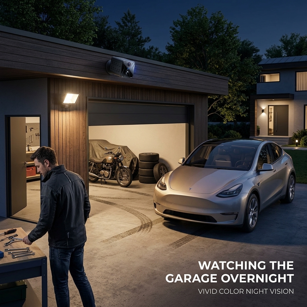 Watching The Garage Overnight