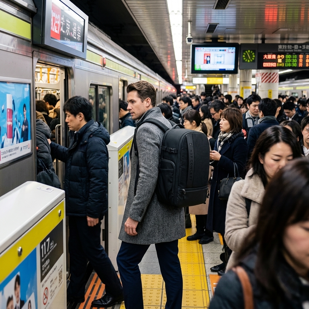 Rush Hour Train Platform