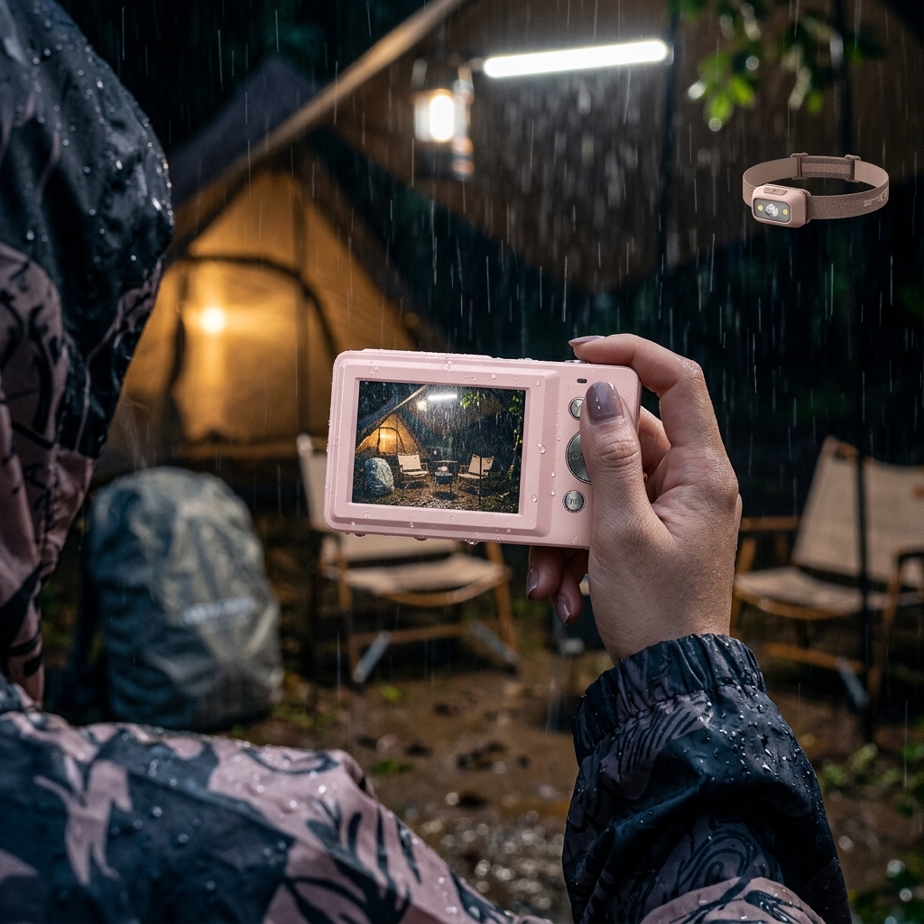 Recording A Rainy Campsite After Dark