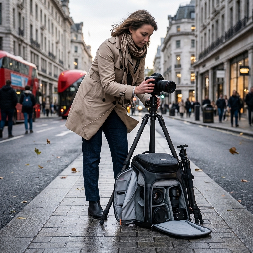City Sidewalk Tripod Session