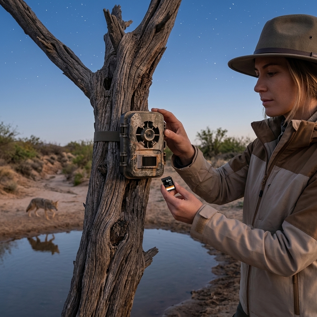 Capturing Coyotes At Desert Waterholes