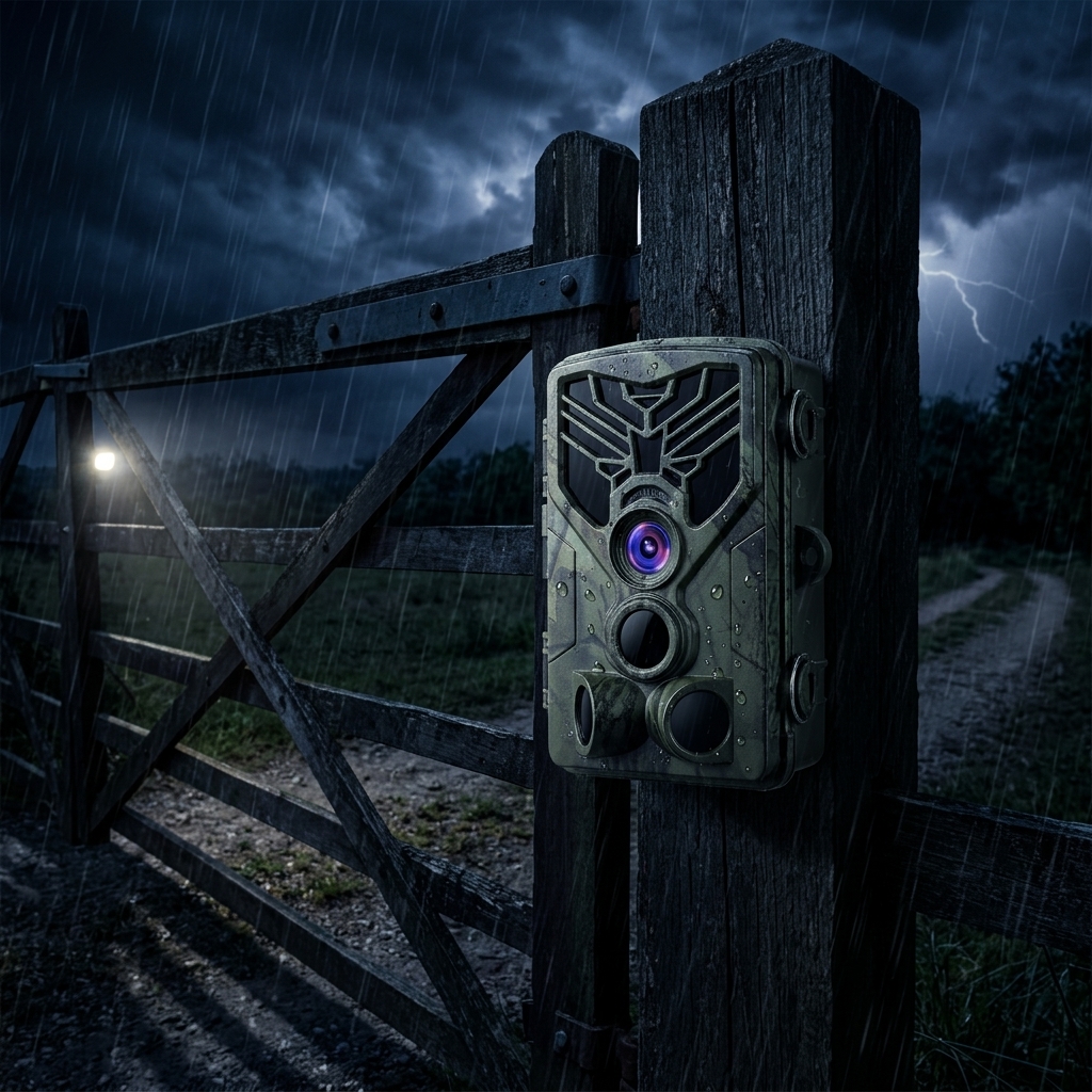Stormy Gate Watch After Dark
