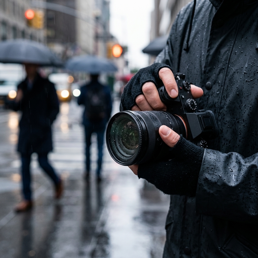 Rainy City Commute Shots