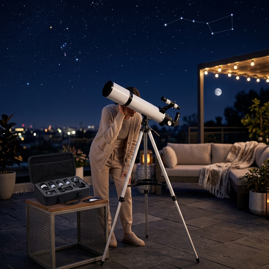 Late-Night Patio Constellation Viewing