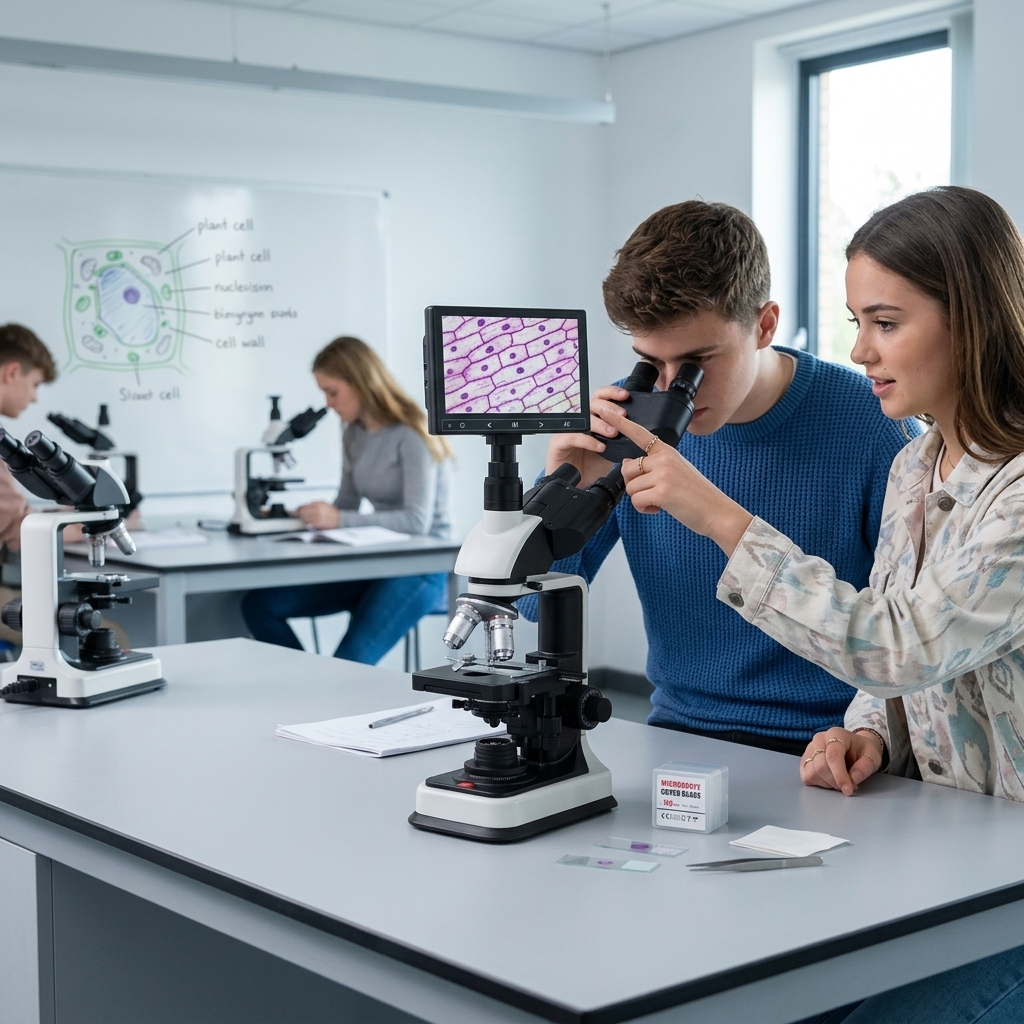 Comparing Onion Cells In Class