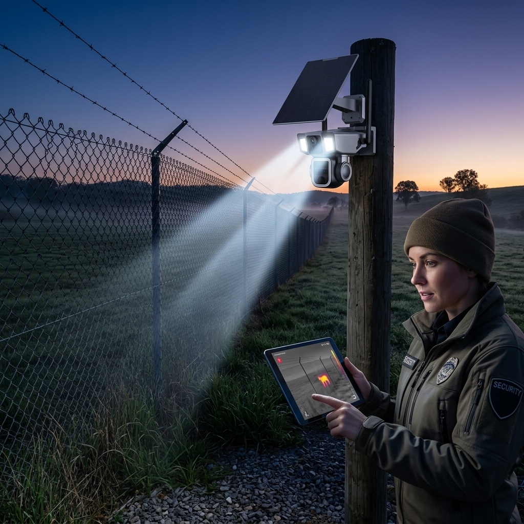 Patrolling Fences Before Sunrise