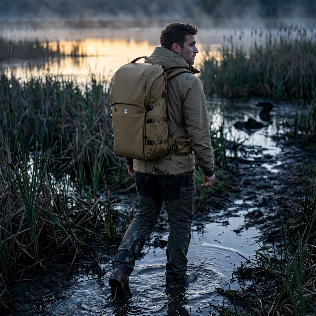 Crossing Wetlands Before First Light