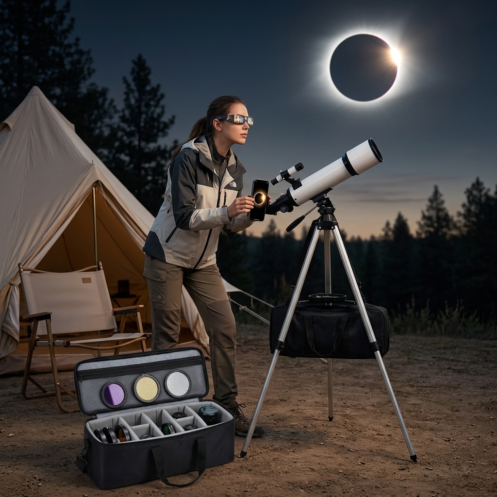 Campsite Solar Eclipse Watching