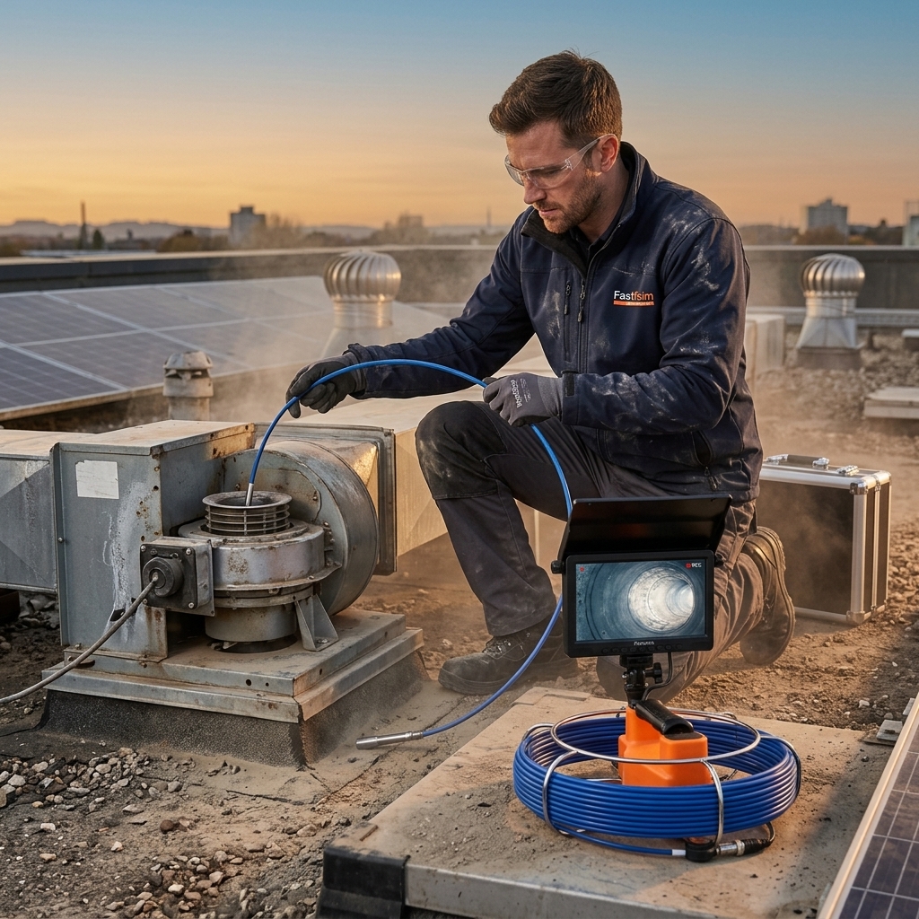 Rooftop Vent Checks During Service