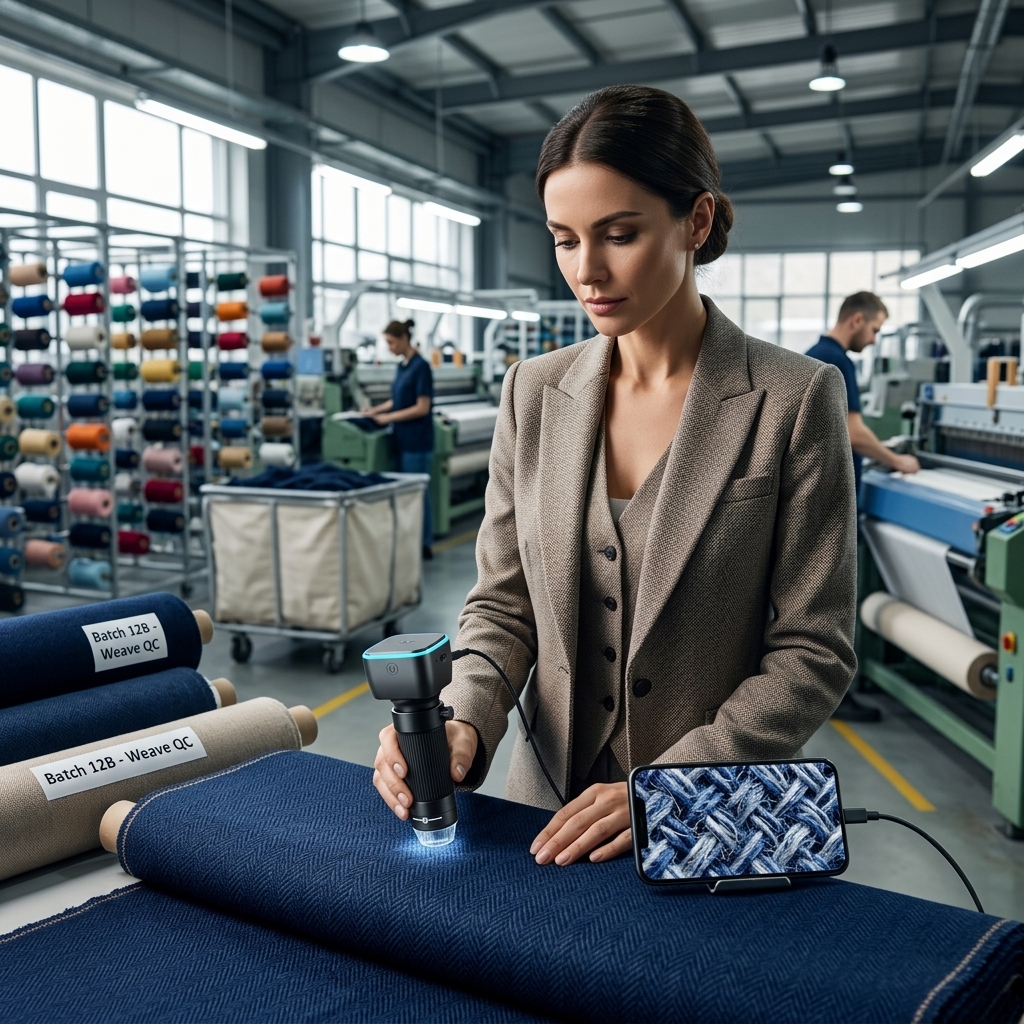 Reviewing Fabric Weave On Production Run