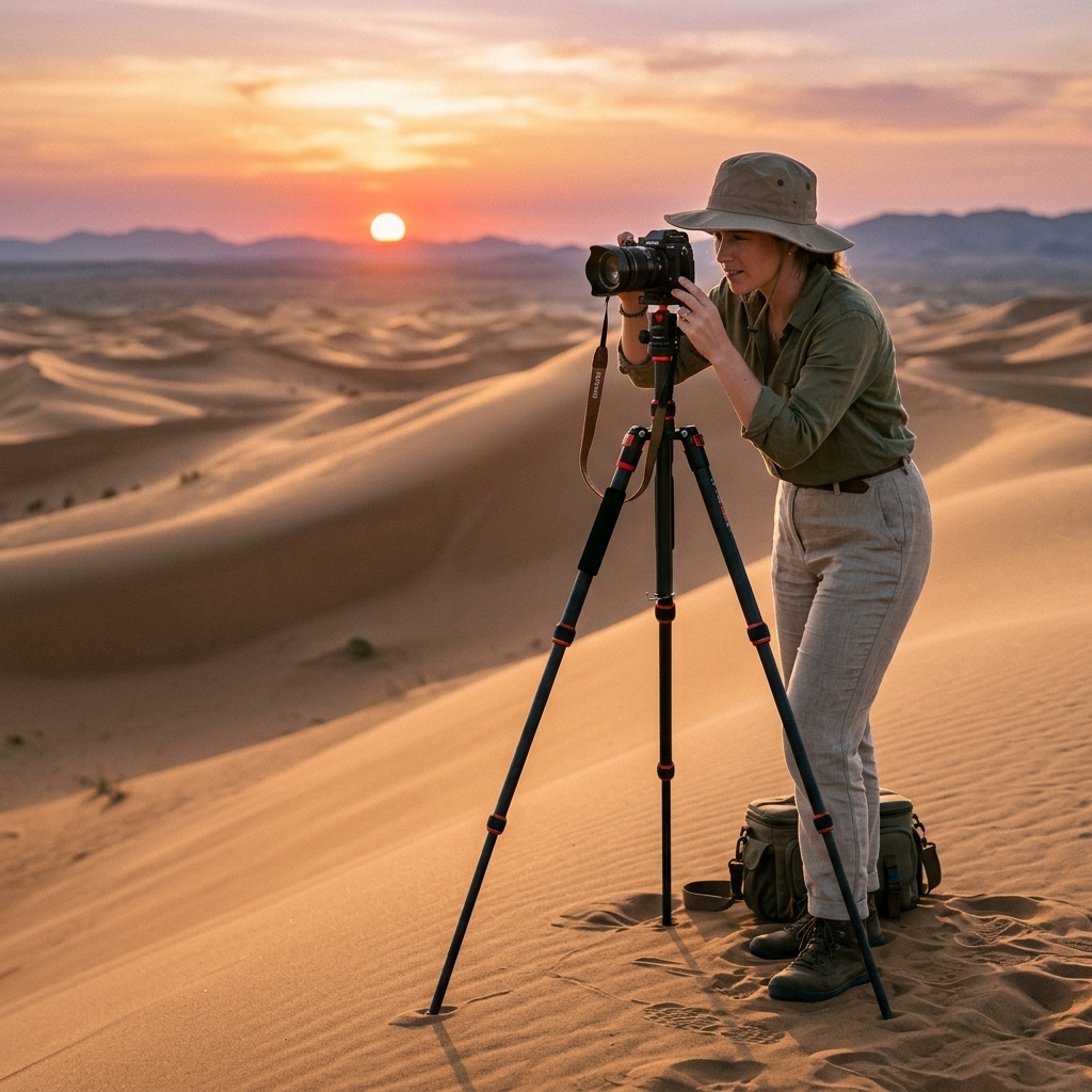 Desert Dune Photography At Sunset