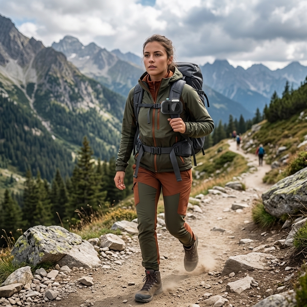 Backpack Clips On Mountain Trails