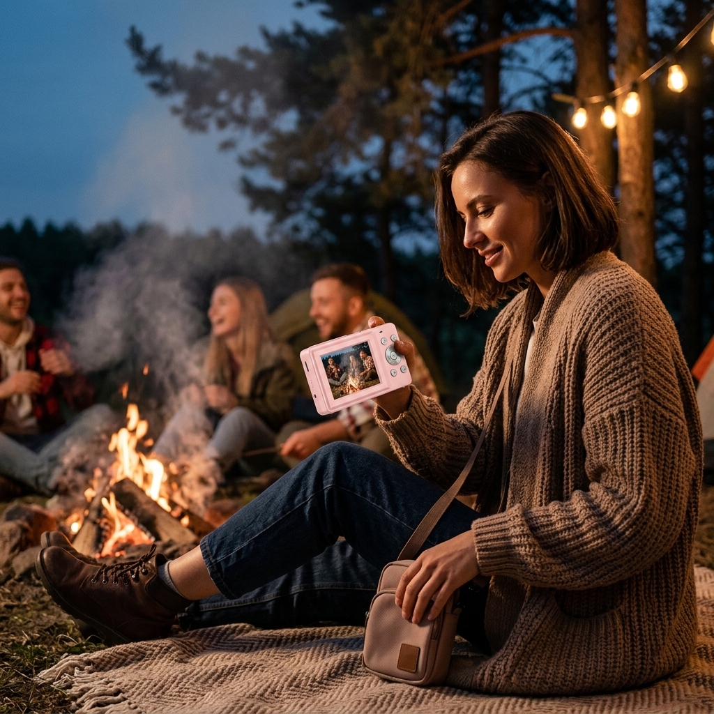 Campfire Memories After Sunset