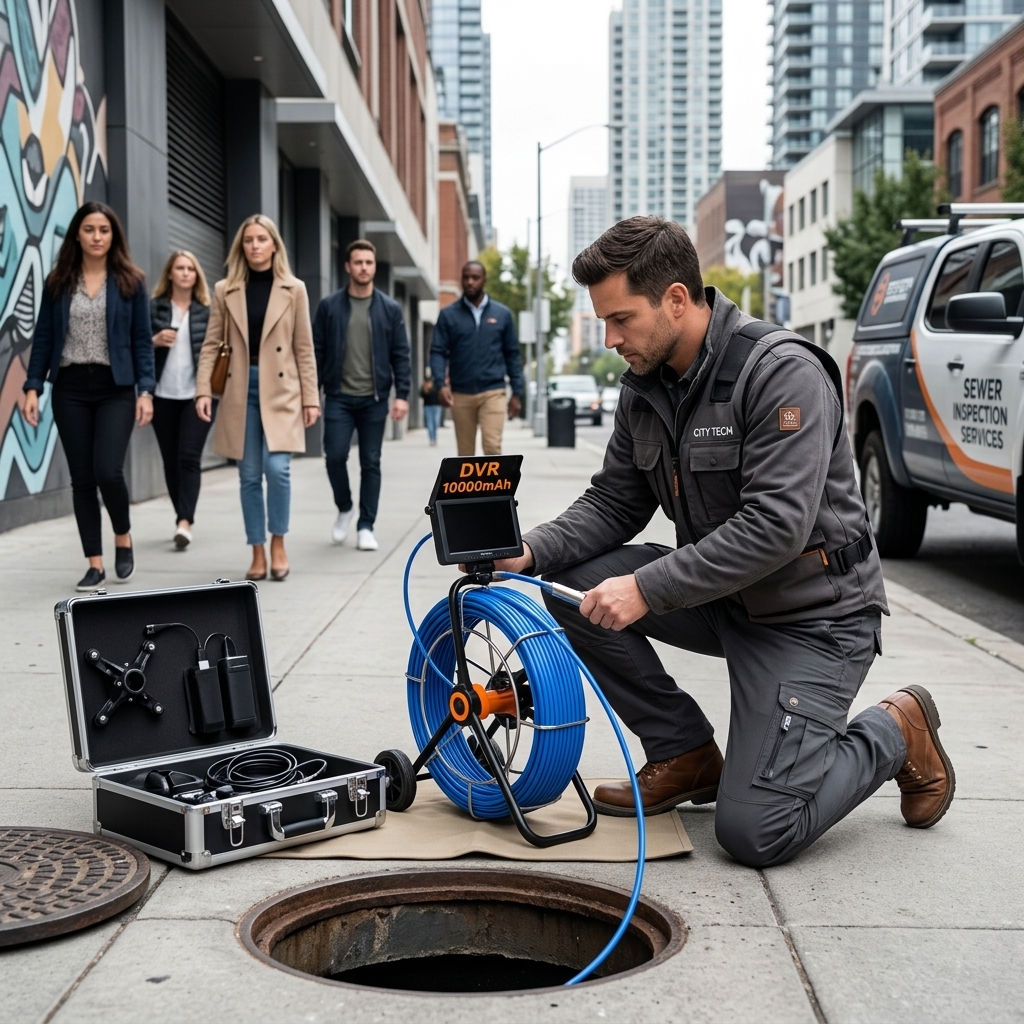 Locating A Street Sewer Clog