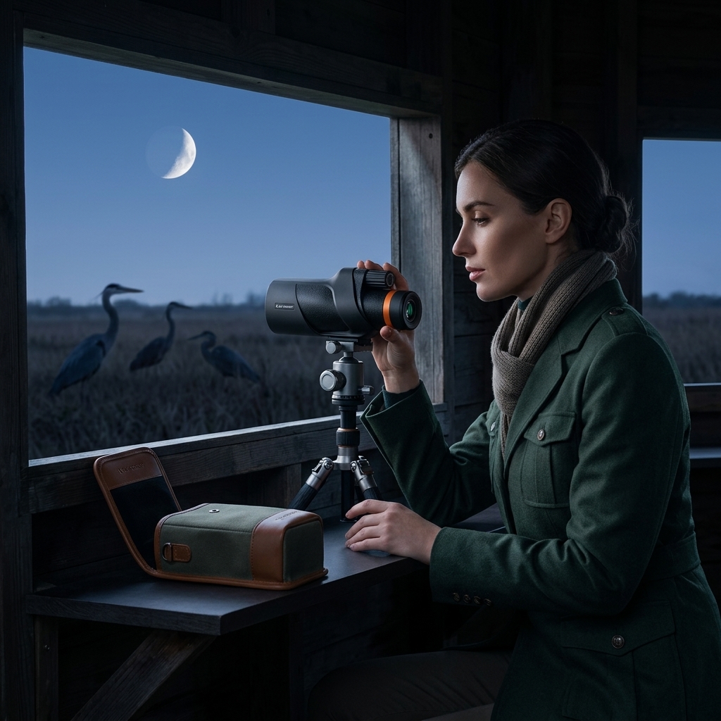 Marsh Hide Moon Breaks