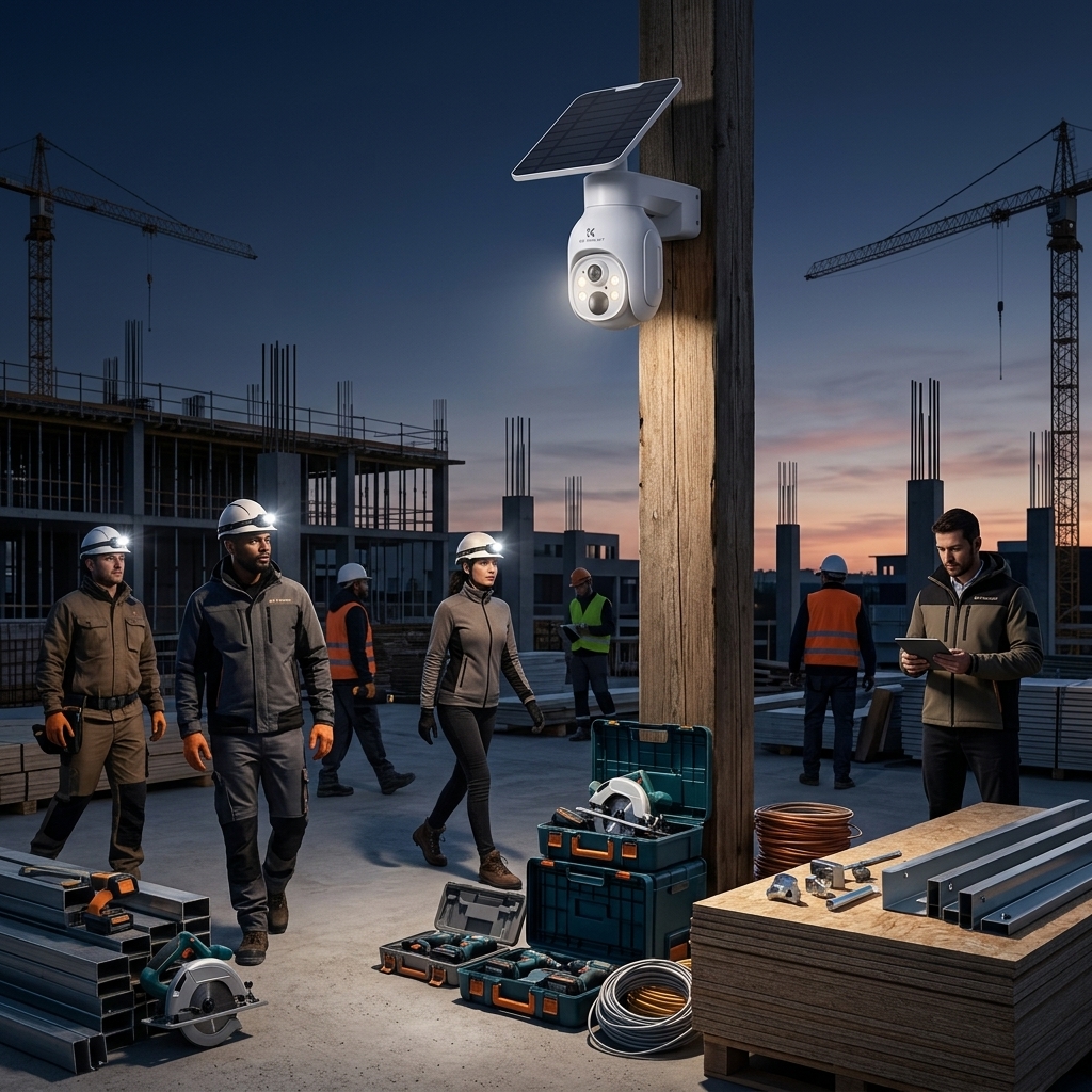 Early Morning Movement On Job Sites