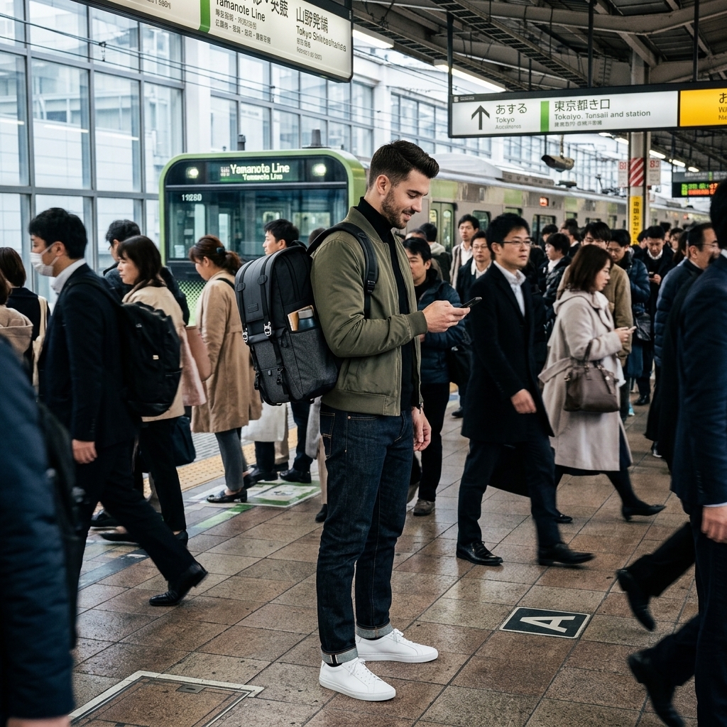 Rush Hour Train Platform