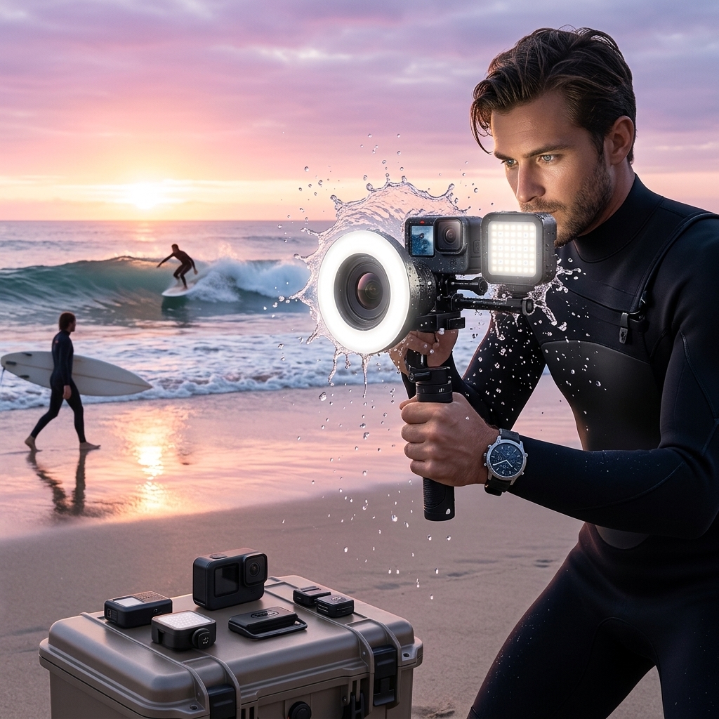 Dawn Surf Clips On The Beach