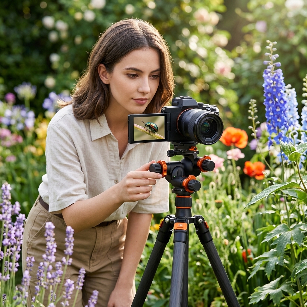 Capturing Beetles In The Garden